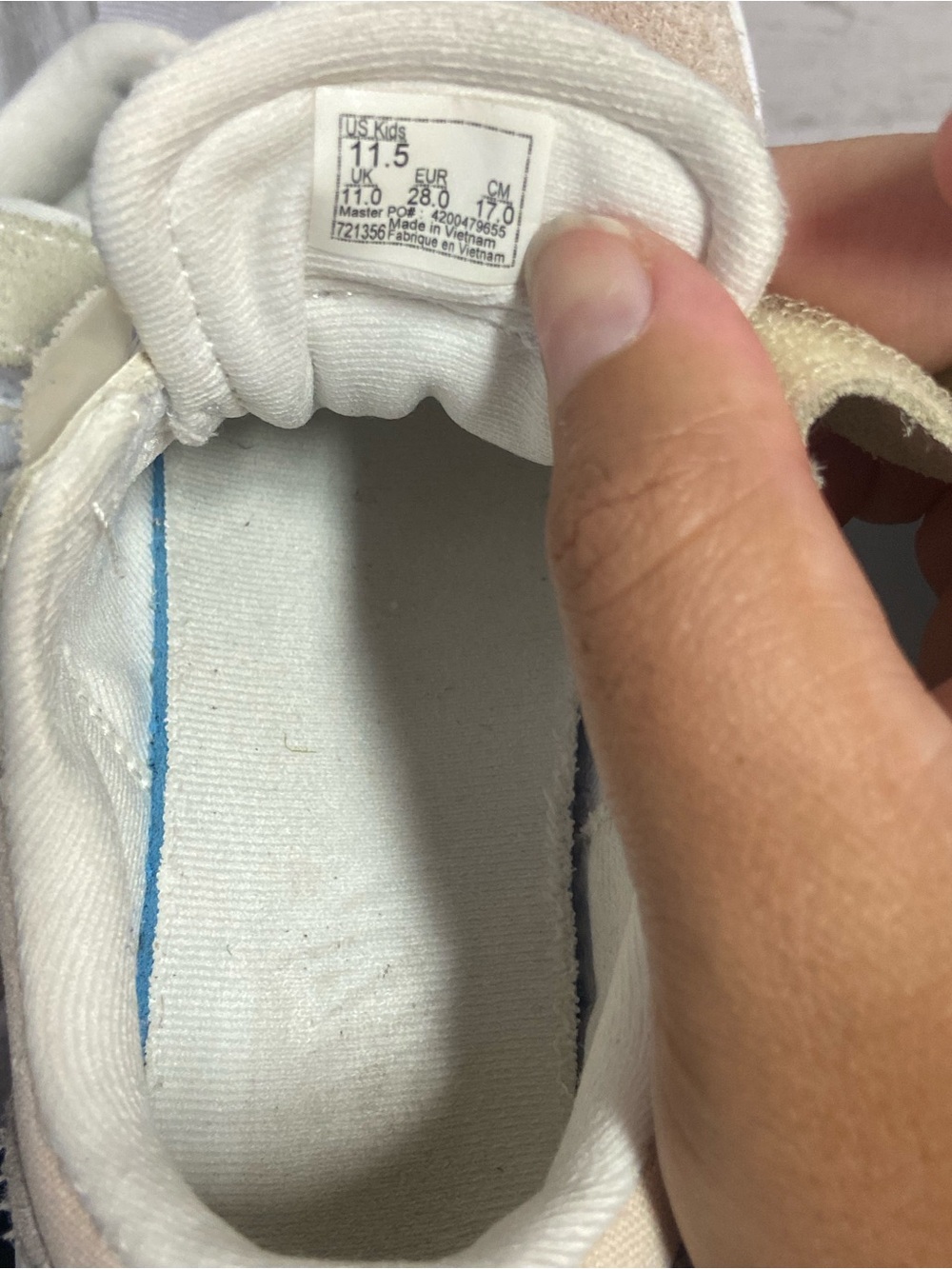 Bundle 2 Pairs Vans Kids Sneakers Pink & Cream UltraRange Size 11/11.5 Toddler - Picture 15 of 16
